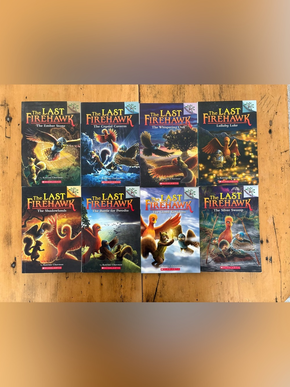 The Last Firehawk books volumes 1 to 8 by Katrina Charman